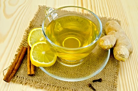 Lemon, Ginger, Nectar Tea