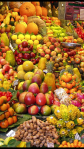 fruit at a foreign market