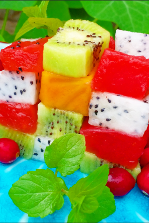 Stack of Fruit Blocks